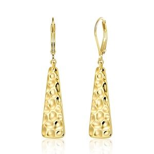 ALEXCRAFT 925 Sterling Silver Dangle Earrings for Women, 14K Gold Plated